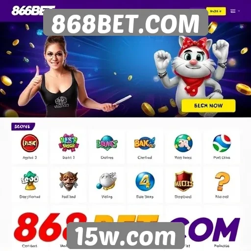 Oferta de jogos e apostas disponíveis na 868BET.COM